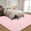 Modern Washable Rugs Abstract Area Rug Non Slip Low Pile Accent Rugs for Living Room Bedroom - 2 of 4