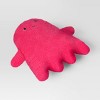 Ghost Shaped Faux Shearling Halloween Throw Pillow Pink - Hyde and EEK! Boutique™: Indoor Novelty Cushion, Polyester Fill - 3 of 4