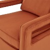 NicBex Velvet Accent Chair,Upholstered Living Room Chairs with Open Arm Design and Solid Wood Legs,Modren Armchair,Club Chairs for Living Room - 4 of 4
