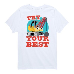 Boys' - Little Tikes - Demolition Truck Try Your Best Short Sleeve Graphic T-Shirt - 1 of 4