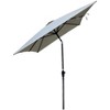 PAGED Rectangular Patio Umbrella Outdoor Market Umbrella with Tilt, Crank and 6 Ribs for Garden and Poolside, Base Not Included - 3 of 4