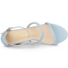 Allegra K Women's Open Toe Strappy Chunky Heels Sandals - 4 of 4