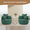 TIRAMISUBEST Swivel Compression Chair,Comfortable Single-Seat Crochet Yarn Chair with Full Sponge Cushion for Home, Office, and Hotel - 4 of 4