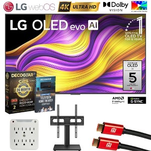 LG 55" G5 OLED evo 4K UHD TV with One Wall Design (2025) + Extended Protection Plan - 1 of 4