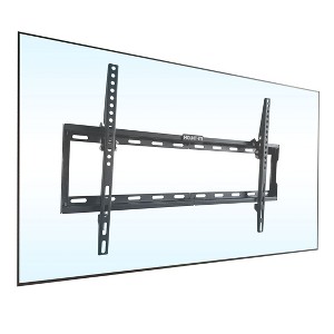 Mount-It! Slim Tilting TV Wall Mount | Low Profile Bracket for 37-80 TV | Universal VESA Compatibility up to 600 x 400mm | 121 Lbs. Weight Capacity - 1 of 4