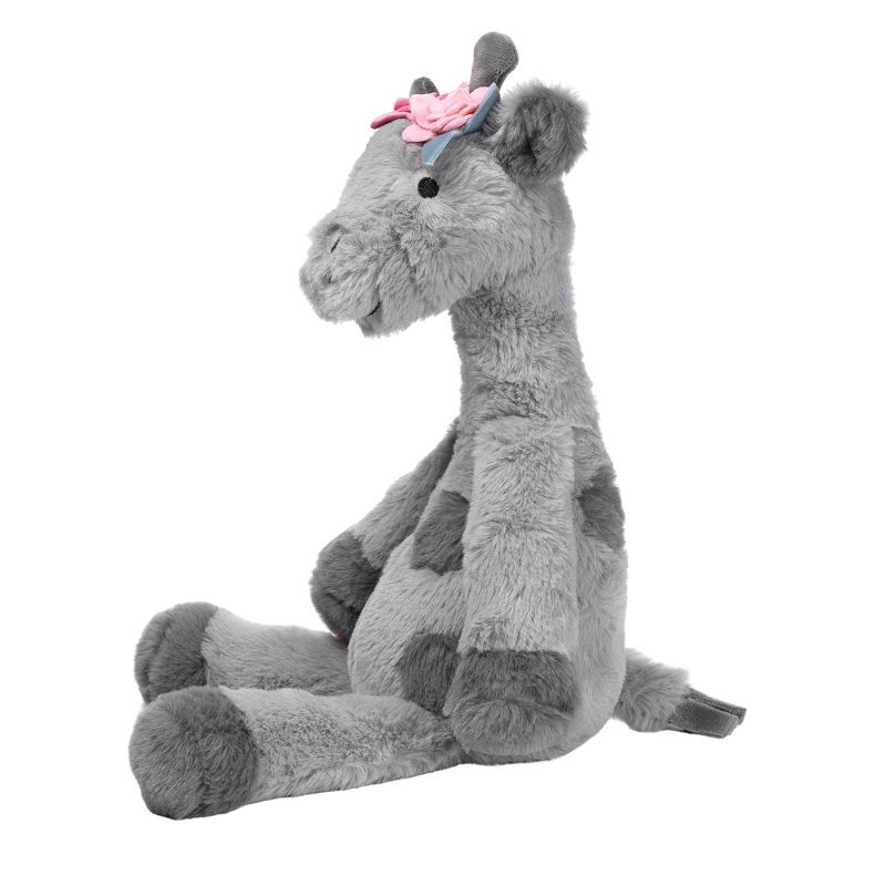 Lambs & Ivy Giraffe and a Half Gray Plush Stuffed Animal Toy - Skylar, 3 of 7