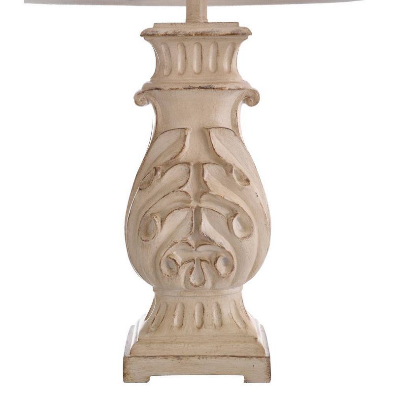 Bokava Table Lamp Distressed Antique White Finish - StyleCraft, 5 of 7