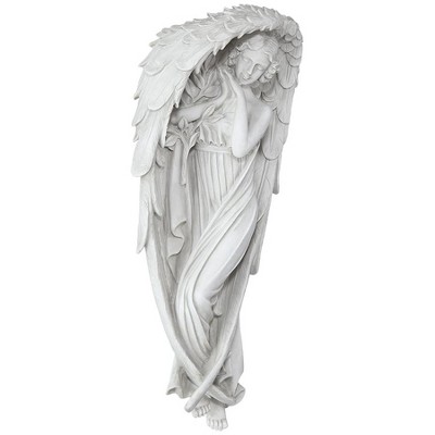 Design Toscano Santa Croce Angel Wall Sculptures - Off-White