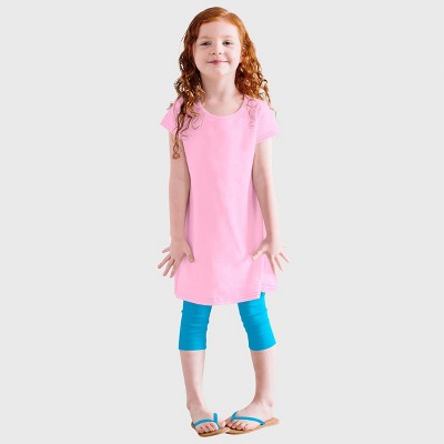 City Threads Soft Knit Jersey Girls Cap Sleeve Dress - USA-Made