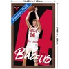 Trends International NBA Chicago Bulls - Matas Buzelis 25 Framed Wall Poster Prints - 3 of 4