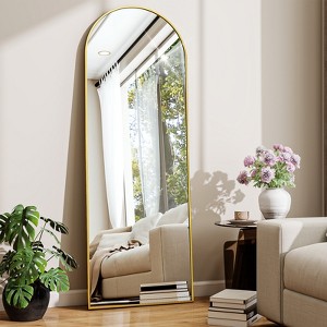 BEAUTYPEAK Arched Free-standing Full-Length Mirrors - 1 of 4