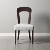 Dining Chairs Set of 2, Upholstered Kitchen Side Chairs with Paded Seating Solid Rubber Wood Legs for Dining Room,Island,Living Room-Tanpinhause - 4 of 4