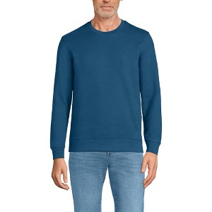 Lands' End Men's Long Sleeve Serious Sweats Crewneck Sweatshirt - 1 of 3