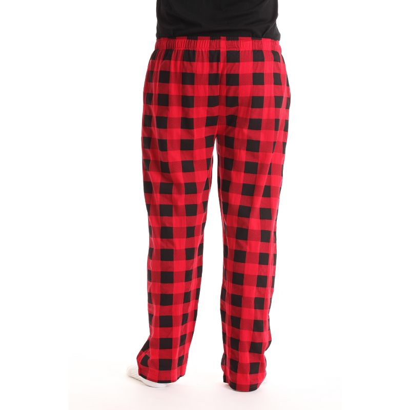 At The Buzzer Mens Pajama Pant with Pockets - Jersey Knit Sleep Pant, 2 of 3