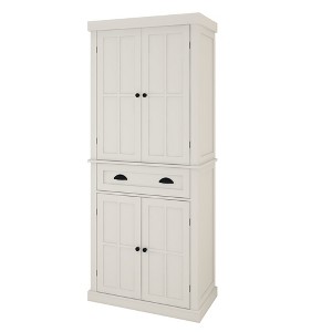 Sevobal Utility Storage Cabinets, Freestanding Cabinet with Adjustable Shelves for Living Room Kitchen Hallway, White, 76"*39.8"*181.9" - 1 of 4