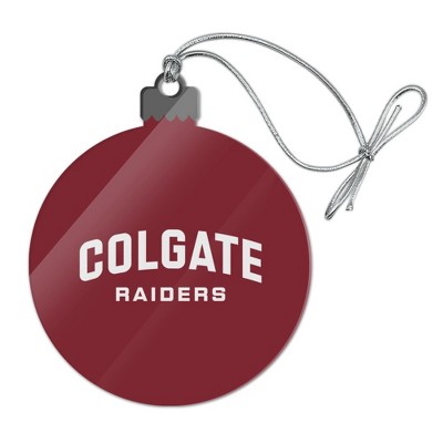 Colgate University Raiders Logo Acrylic Christmas Tree Holiday Ornament