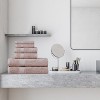 Modern Solid Classic Premium Luxury Cotton 6 Piece Bath, Face, and Hand Towel Set by Blue Nile Mills - 2 of 4