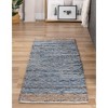 Unique Loom    Chindi Trellis Sand Area Rug - 3 of 4