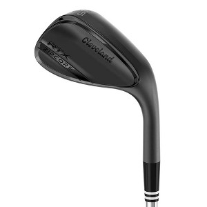 Left Handed Cleveland RTX Zipcore Black Satin 50° Gap Wedge 10° Mid DG Steel - 1 of 4