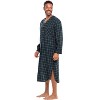 Alexander Del Rossa Men's Lightweight Flannel Sleep Shirt, Long Nightshirt Pajamas - 3 of 4