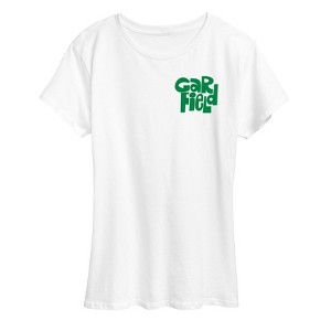 Women's - Garfield - Garfield Flower Bed Short Sleeve Graphic T-Shirt - 1 of 4