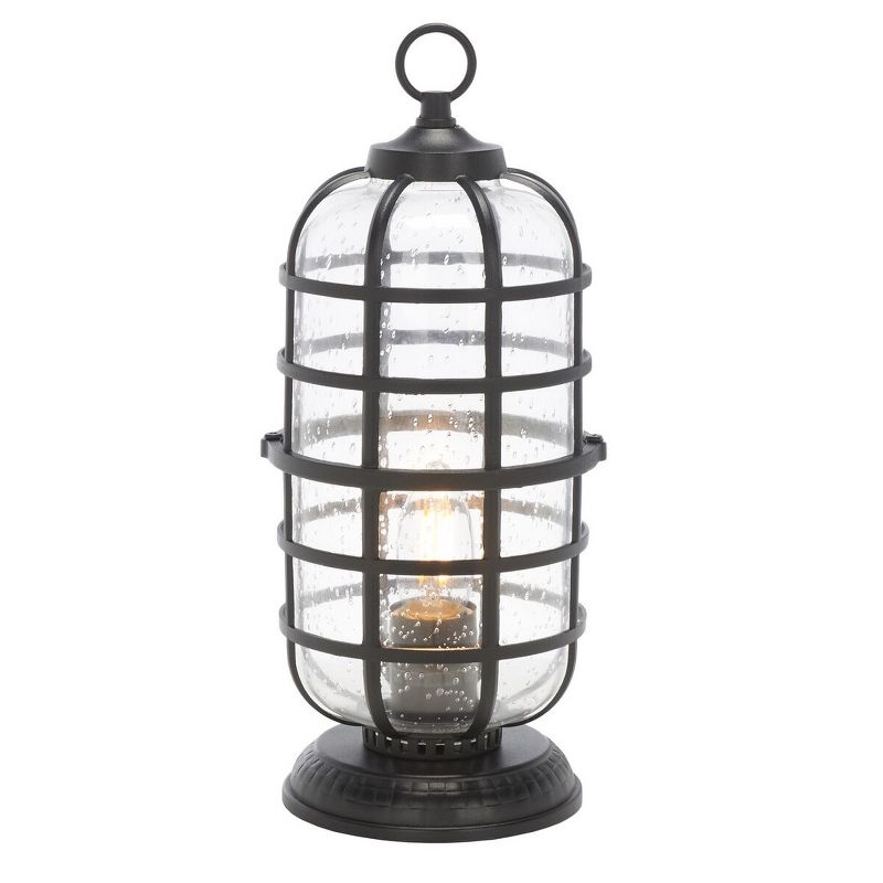 Rigel Outdoor Table Accent Lamp - Black - Safavieh., 2 of 5