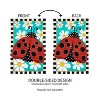 Evergreen Ladybug with Daisies Applique House Flag 28 x 44 Inches Outdoor Decor for Homes and Gardens - 3 of 4