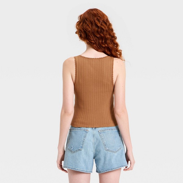 Top tipo pointelle para mujer - Universal Thread™ 2
