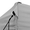 vidaXL Folding Pop-up Partytent 9.8'x19.7' Anthracite - 3 of 4