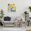 Stupell Industries Yellow & Blue Hibiscus Canvas Wall Art - 2 of 4