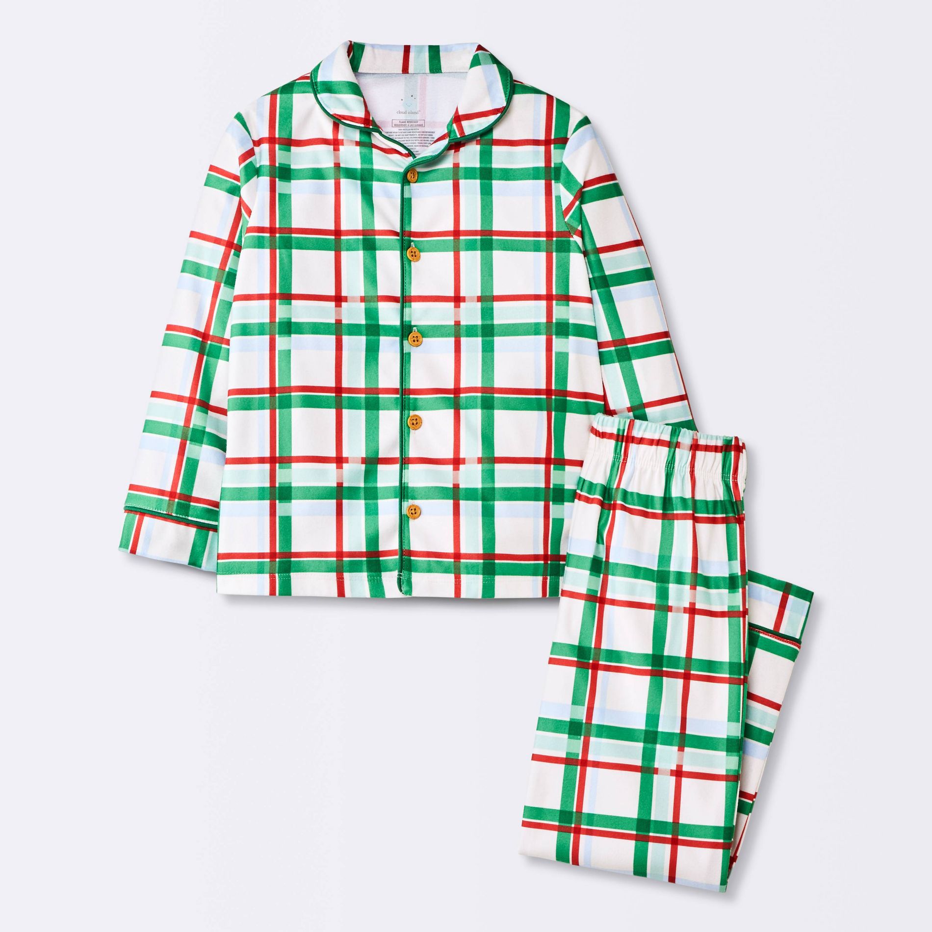 Toddler Girls' 2pc Long Sleeve Brushed Jersey Coat Pajama Set - Cloud Island™ 12M