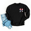Simply Sage Market Patriotic Bow Star Coquette Sweatshirt - 3 of 4
