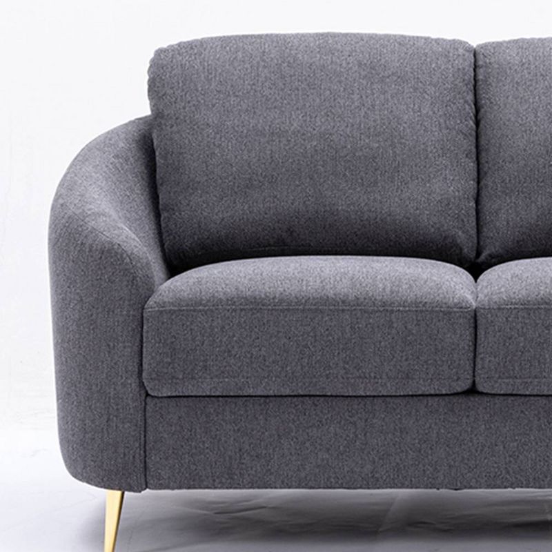 60&#34; Yuina Sofa Gray Linen - Acme Furniture, 2 of 9