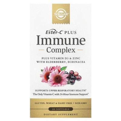 Solgar Ester-C® Plus, Immune Complex, 60 Softgels