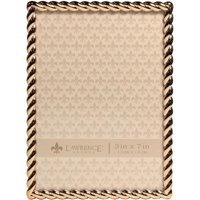 Lawrence Frames 5x7 Golden Rope Picture Frame 712057