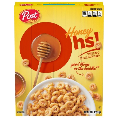 Honey Graham Oh's Breakfast Cereal - 10.5oz - Post