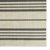 DII Farmhouse Stripe Woven PVC Placemat Set/6, Black, 13x17.25" - 4 of 4
