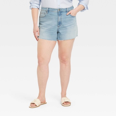 Women's Mid-rise 90's Baggy Jean Shorts - Universal Thread™ Medium Wash 10  : Target