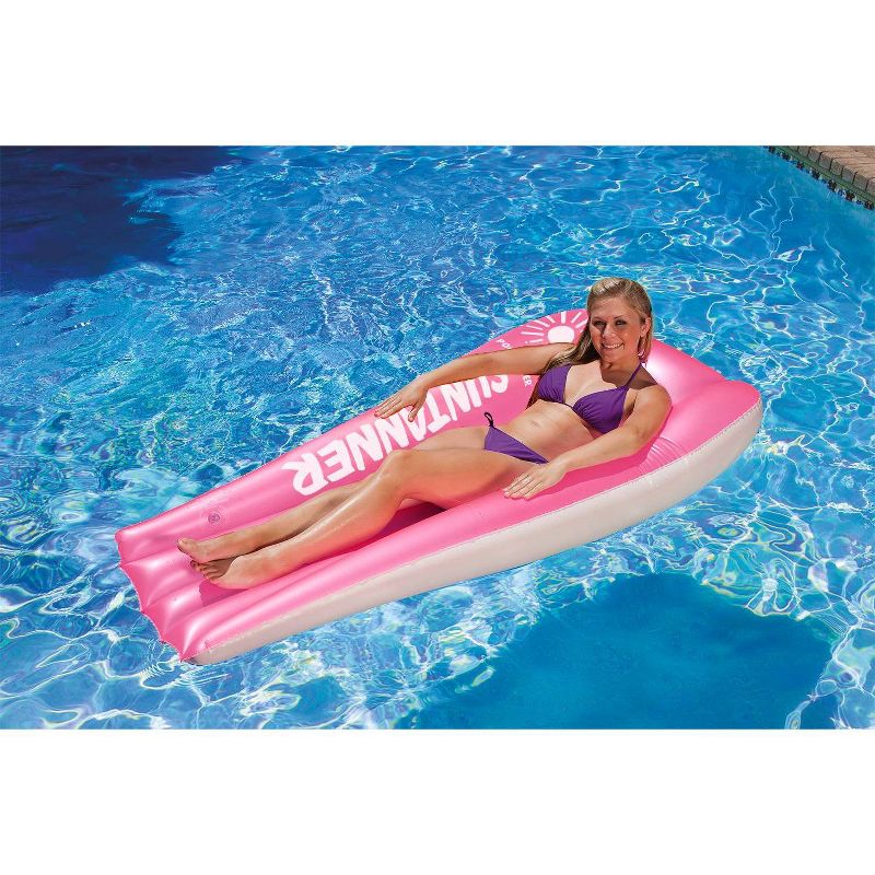 Poolmaster Suntanner Floating Mattress - Pink, 3 of 5