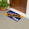 Evergreen Home of a Fan St Louis Blues 28" x 16" Woven PVC Indoor Outdoor Doormat - 4 of 4