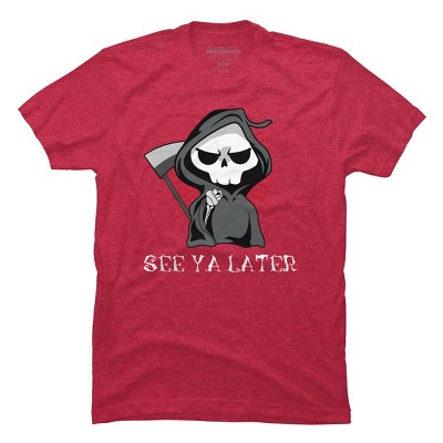 Men's Design By Humans See Ya Later Halloween T Shirt By thebeardstudio T-Shirt