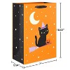 Medium Halloween Gift Bag Glow-in-the-Dark Black Cat - 3 of 3