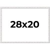 PosterPalooza | Textured White Picture Frame - UV Acrylic, Backing Board, Hanging Hardware Included - 2 of 4