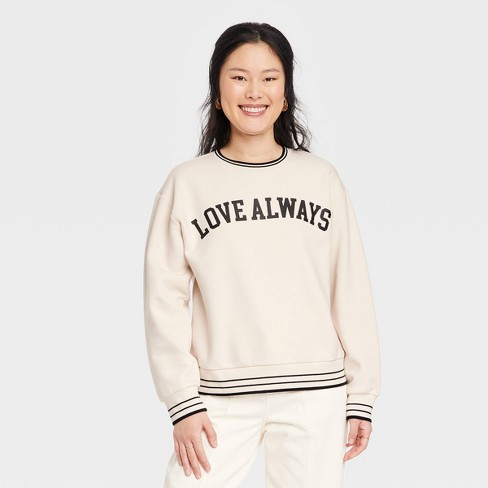 Women's Lounge Fleece Sweatshirt - A New Day™ : Target