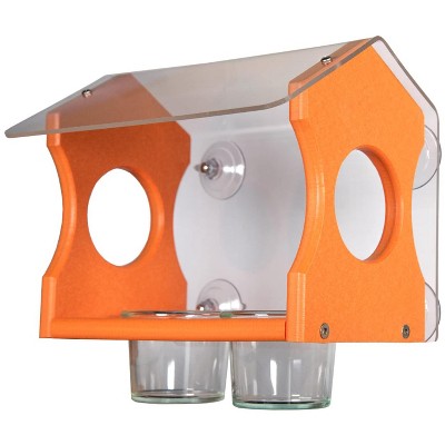 JCS Wildlife Recycled Poly Lumber Window Oriole Jelly Bird Feeder