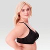 Bali Women's Satin Tracings Underwire Minimizer Bra 3562 Black