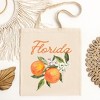 City Creek Prints Florida Flower Colorful Canvas Tote Bag - 15x16 - Natural - 2 of 2