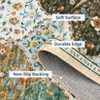 Vintage Trellis Area Rug Traditional Floral Washable Rugs for Living Room Bedroom Low Pile Non-Slip Floor Carpet - 4 of 4