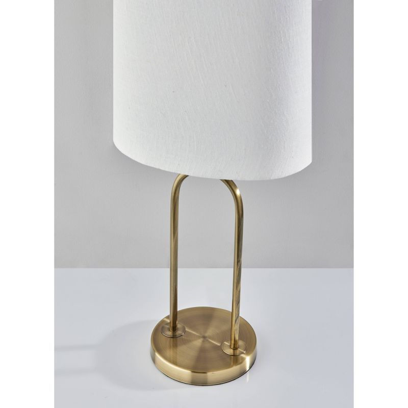 Joey Table Lamp Antique Brass - Adesso, 6 of 8