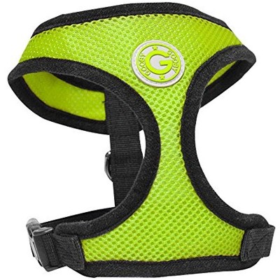 Gooby Soft Breathable Mesh Dog Harness for Small Pets, Medium, Green